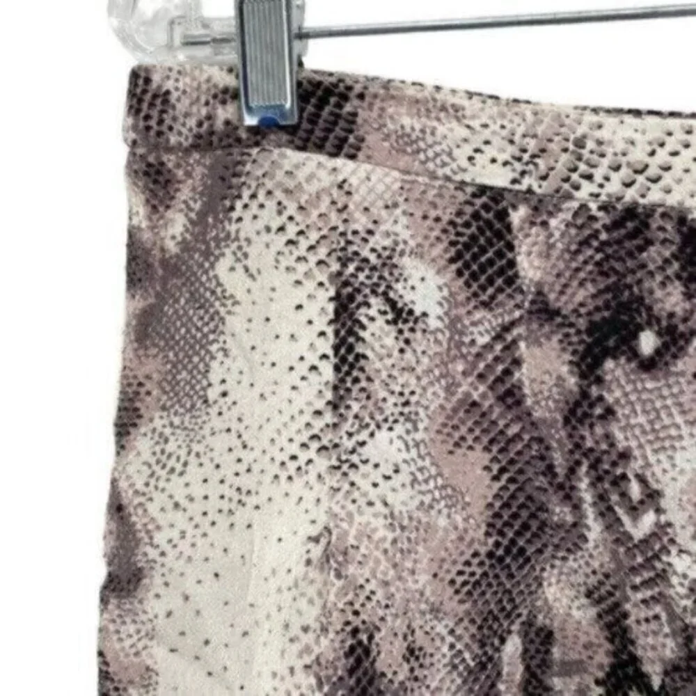 Gianni Bini Snakeskin High Rise Shorts